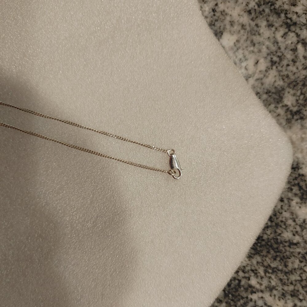 Made In Italy, GUCCI Sterling Silver Cross Necklace with pouch and box - UNISEX - Picture 10 of 16